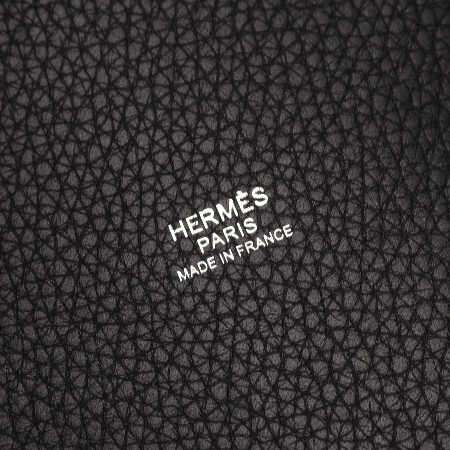 ピコタンロックPM ハンドバッグ トリヨンクレマンス ブラック シルバー金具 D刻印 エルメス バッグ HERMES