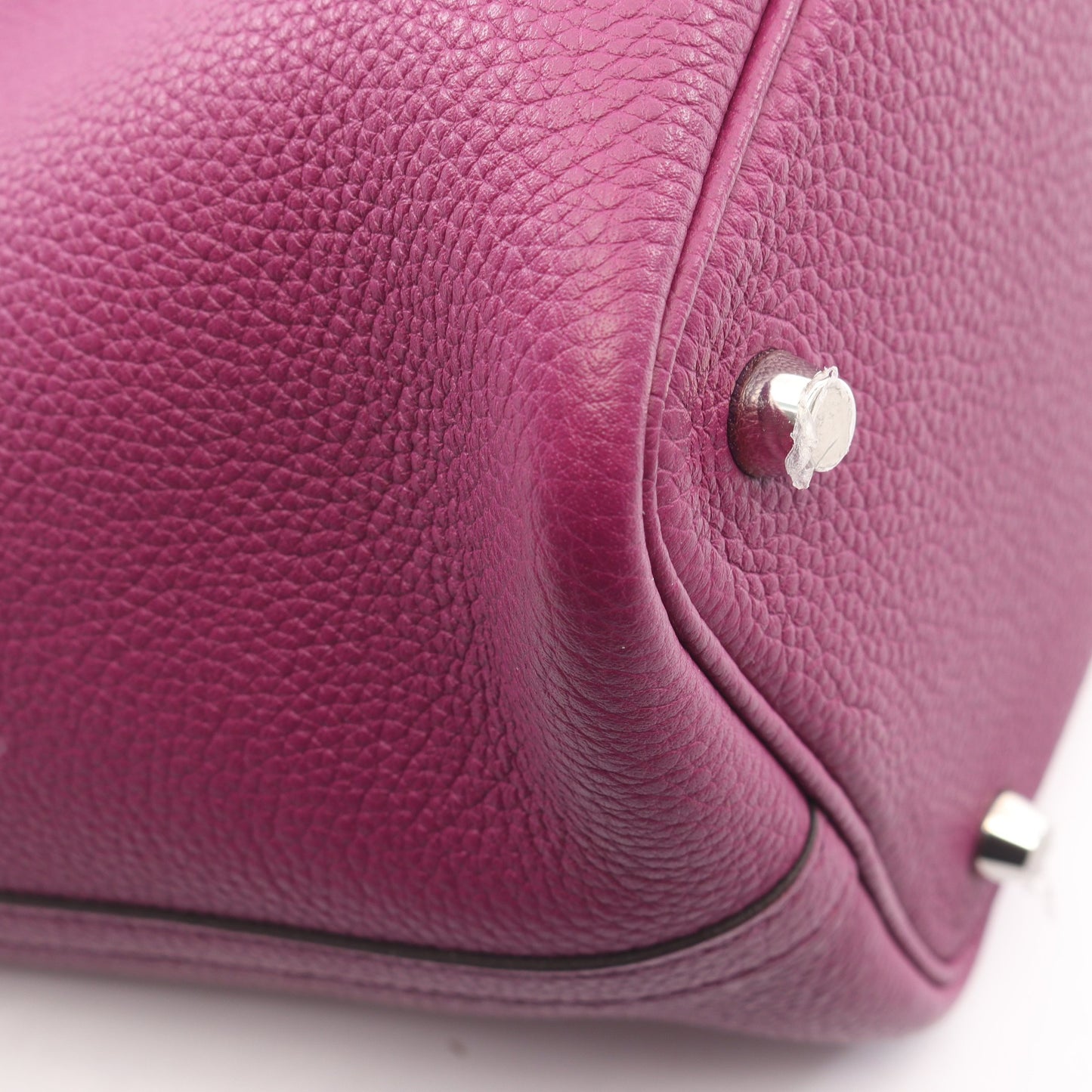 ピコタンロックPM アネモネ ハンドバッグ トリヨンモーリス パープル シルバー金具 D刻印 エルメス バッグ HERMES