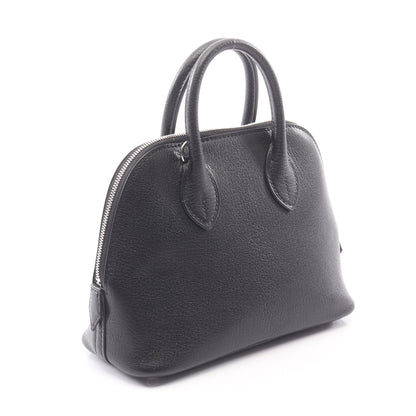 ボリード1923 ミニ 2WAY ハンドバッグ シェーブル ブラック シルバー金具 W刻印 エルメス バッグ HERMES