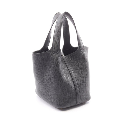 ピコタンロックPM ハンドバッグ トリヨンクレマンス ブラック ゴールド金具 U刻印 エルメス バッグ HERMES
