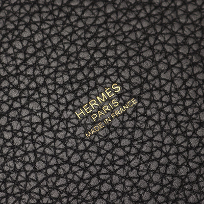 ピコタンロックPM ハンドバッグ トリヨンクレマンス ブラック ゴールド金具 U刻印 エルメス バッグ HERMES