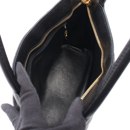 復刻トート ハンドバッグ トートバッグ キャビアスキン ブラック ゴールド金具 シャネル バッグ CHANEL