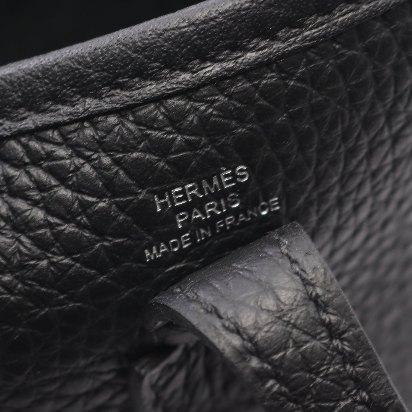 エヴリンTPM アマゾン ショルダーバッグ トリヨンクレマンス ブラック シルバー金具 G刻印 エルメス バッグ HERMES