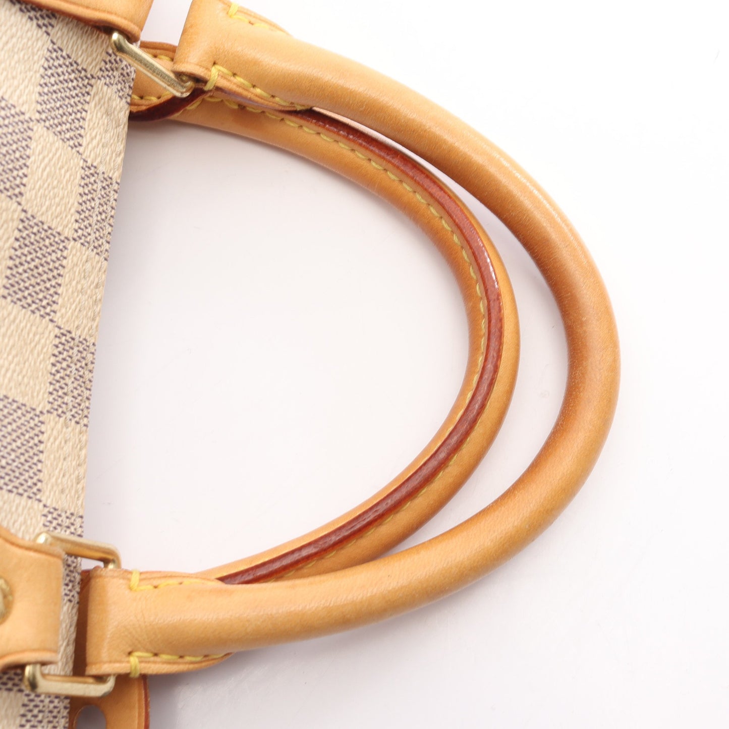 スピーディ30 ダミエアズール ハンドバッグ PVC レザー ホワイト ルイヴィトン バッグ LOUIS VUITTON