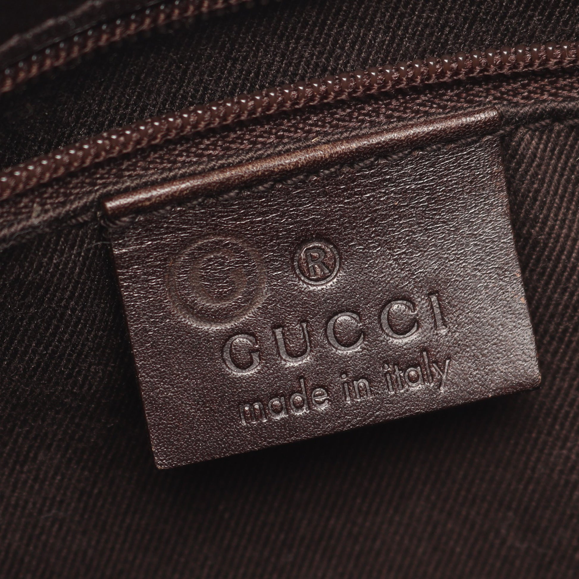 ワンショルダーバッグ レザー ダークブラウン グッチ バッグ GUCCI