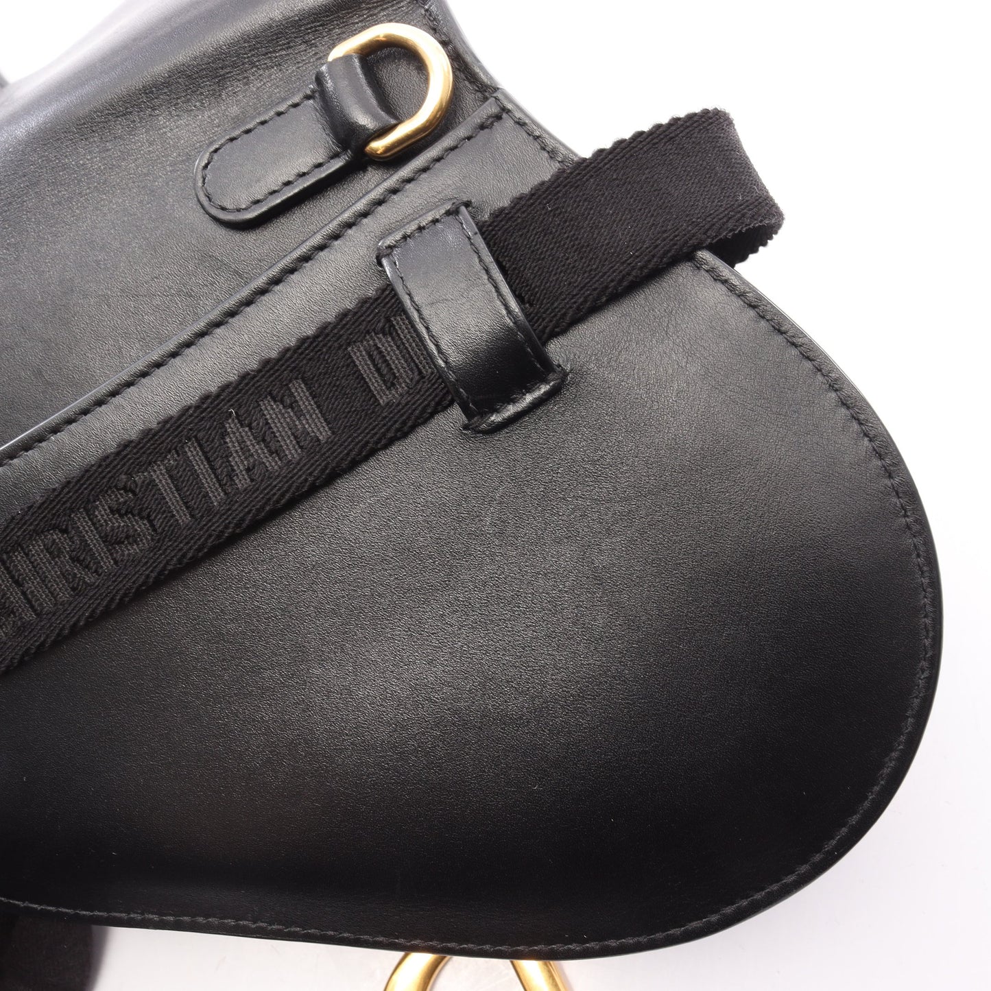 サドルバッグ ボディバッグ ウエストバッグ レザー ブラック クリスチャンディオール バッグ Christian Dior