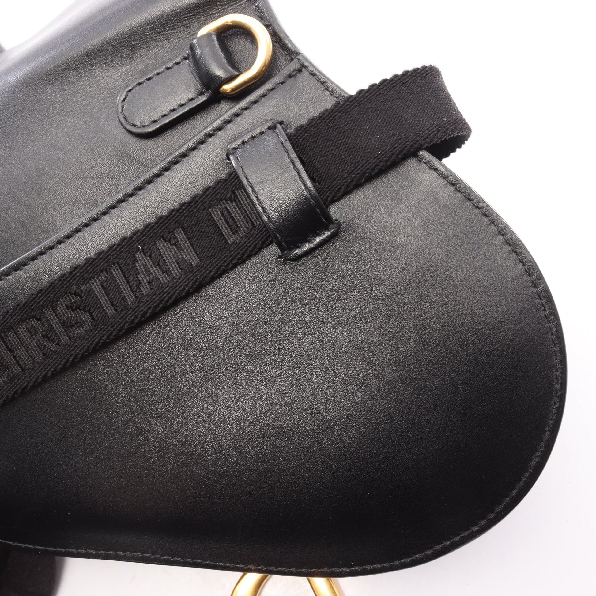 サドルバッグ ボディバッグ ウエストバッグ レザー ブラック クリスチャンディオール バッグ Christian Dior