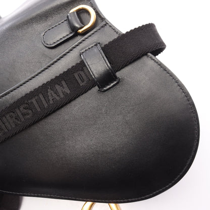 サドルバッグ ボディバッグ ウエストバッグ レザー ブラック クリスチャンディオール バッグ Christian Dior
