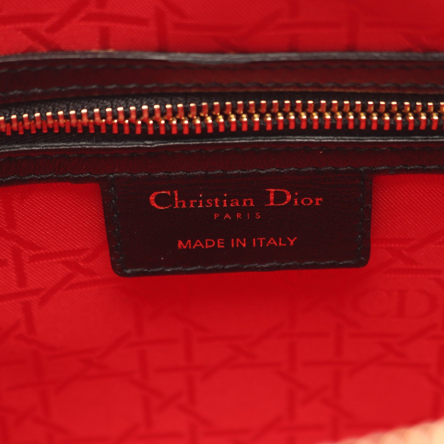 レディディオール ラージ カナージュ 2WAY ハンドバッグ レザー ブラック クリスチャンディオール バッグ Christian Dior