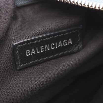 LE CAGOLE XS ル カゴール ショルダーバッグ デニム ブルー バレンシアガ バッグ BALENCIAGA