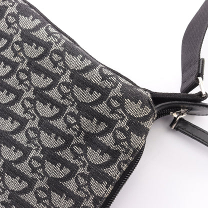 トロッター ショルダーバッグ キャンバス ネイビー ベージュ クリスチャンディオール バッグ Christian Dior