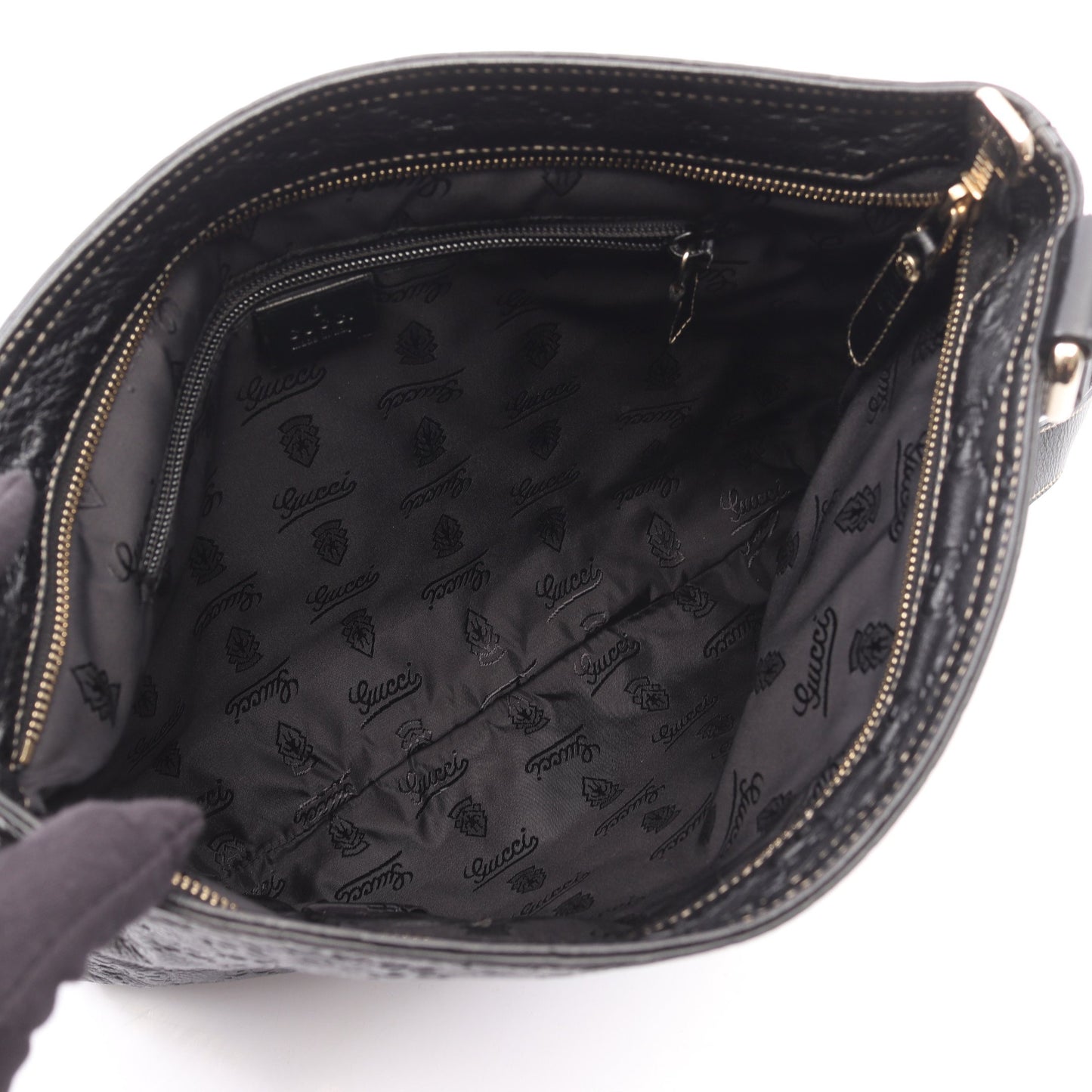 グッチシマ ショルダーバッグ レザー ブラック グッチ バッグ GUCCI