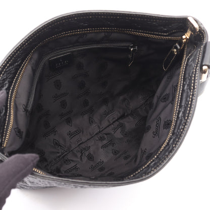 グッチシマ ショルダーバッグ レザー ブラック グッチ バッグ GUCCI