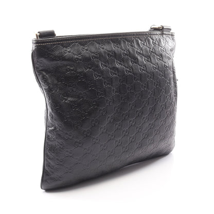 グッチシマ ショルダーバッグ レザー ブラック グッチ バッグ GUCCI
