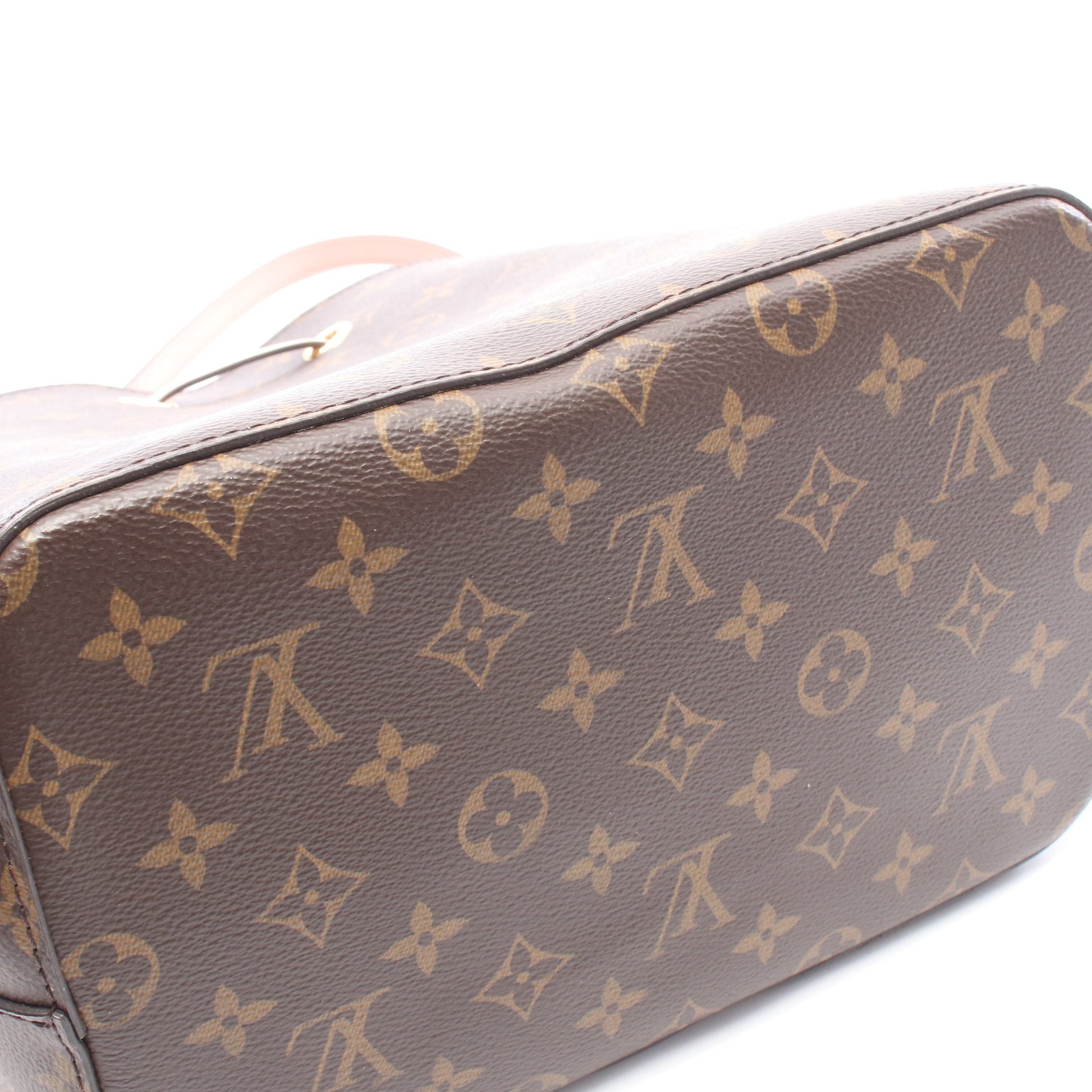 ネオノエ モノグラム ローズプードル ショルダーバッグ PVC レザー ブラウン ライトピンク ルイヴィトン バッグ LOUIS VUITTON