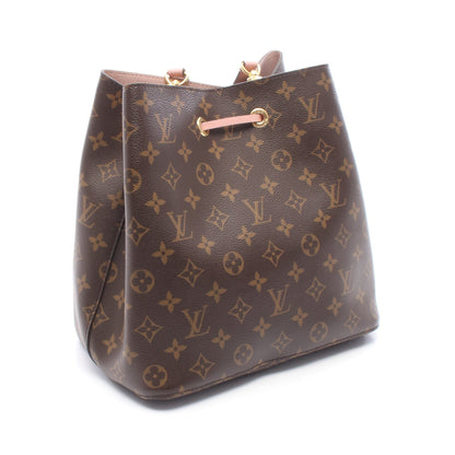 ネオノエ モノグラム ローズプードル ショルダーバッグ PVC レザー ブラウン ライトピンク ルイヴィトン バッグ LOUIS VUITTON