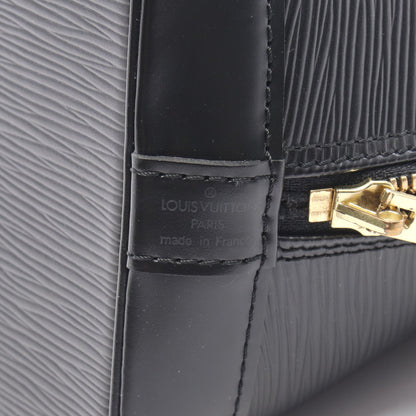 アルマ エピ ノワール ハンドバッグ レザー ブラック ルイヴィトン バッグ LOUIS VUITTON