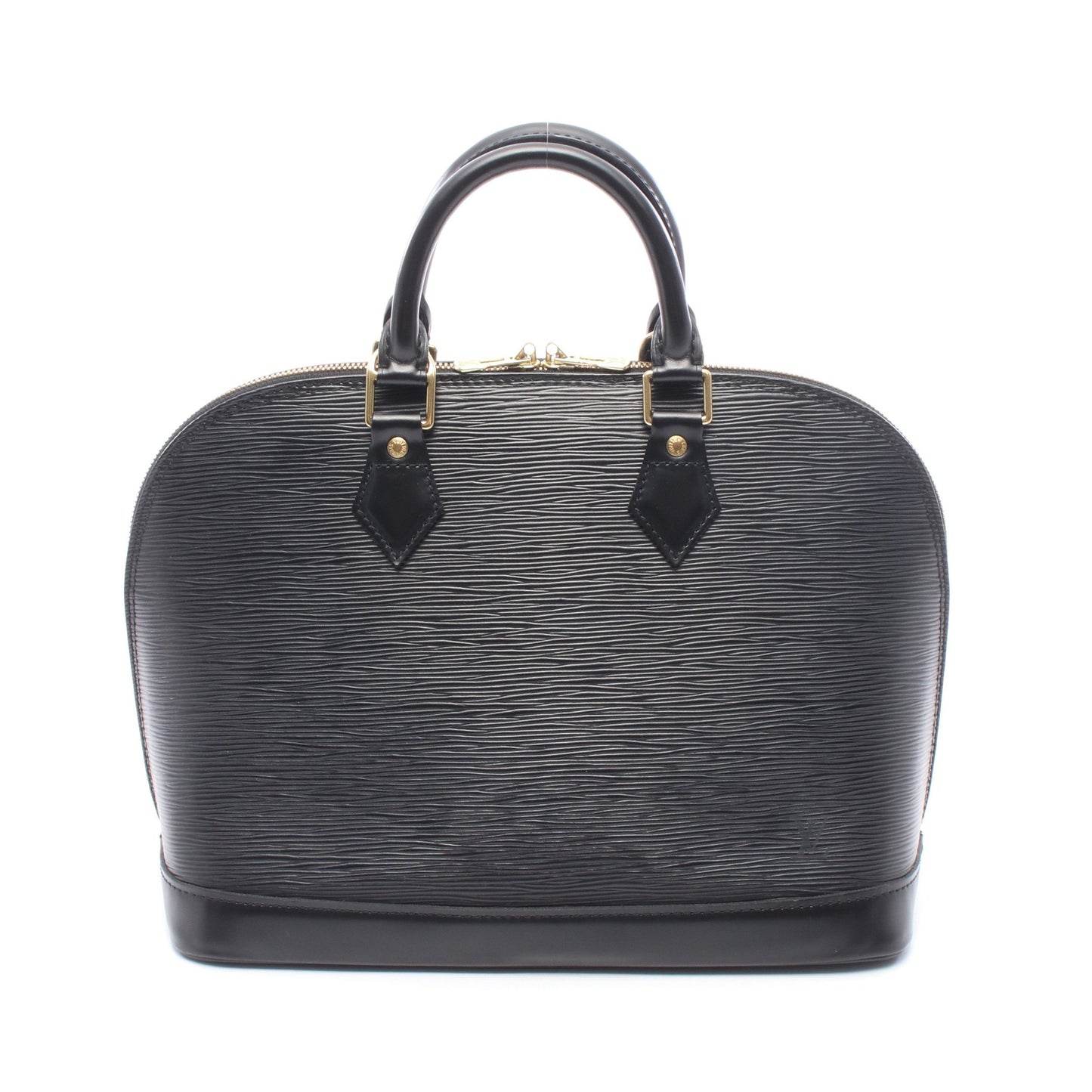 アルマ エピ ノワール ハンドバッグ レザー ブラック ルイヴィトン バッグ LOUIS VUITTON