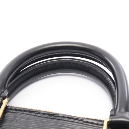 アルマ エピ ノワール ハンドバッグ レザー ブラック ルイヴィトン バッグ LOUIS VUITTON