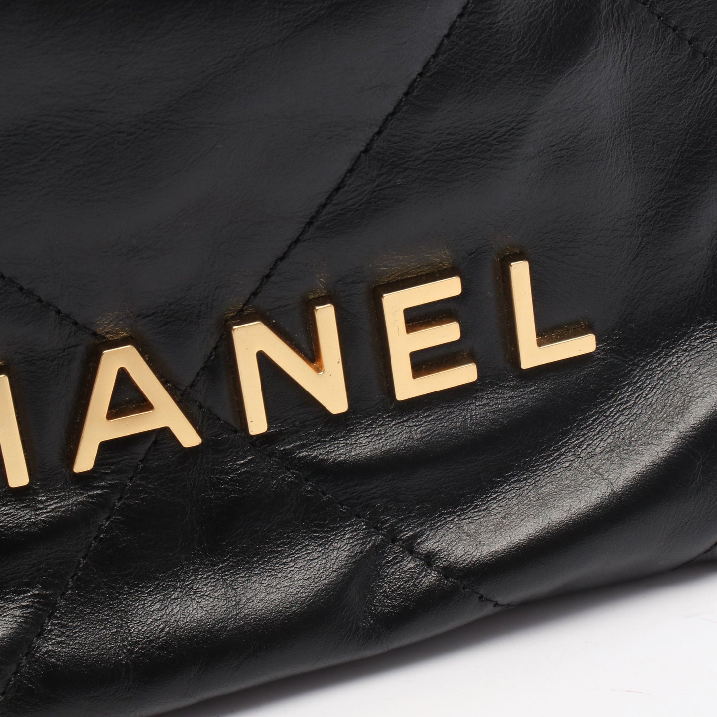CHANEL 22 ミニ チェーンショルダーバッグ レザー ブラック ゴールド金具 シャネル バッグ CHANEL