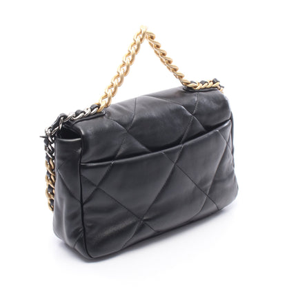 19 ディズヌフ マトラッセ 2WAY チェーンショルダーバッグ レザー ブラック ゴールド金具 シャネル バッグ CHANEL