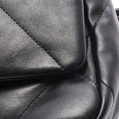 19 ディズヌフ マトラッセ 2WAY チェーンショルダーバッグ レザー ブラック ゴールド金具 シャネル バッグ CHANEL