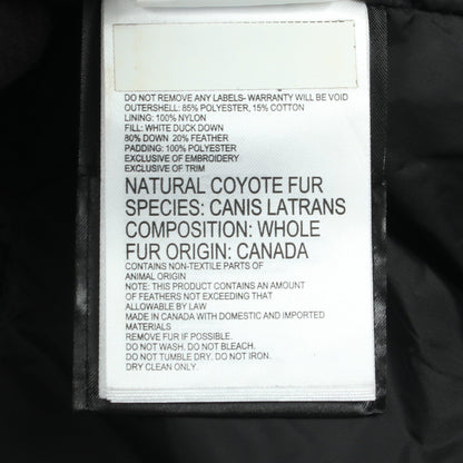 JASPER PARKA ジャスパーパーカ フード付き ダウンジャケット ブラック カナダグース アウター CANADA GOOSE