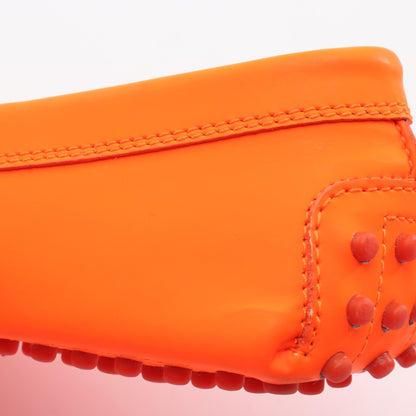 ゴンミーニ ネオンカラー ドライビングシューズ レザー オレンジ トッズ シューズ TOD'S