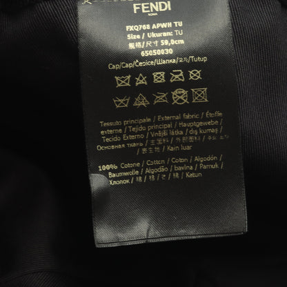 FFロゴ コーデュロイ キャップ コットン ベージュ フェンディ 財布・小物 FENDI
