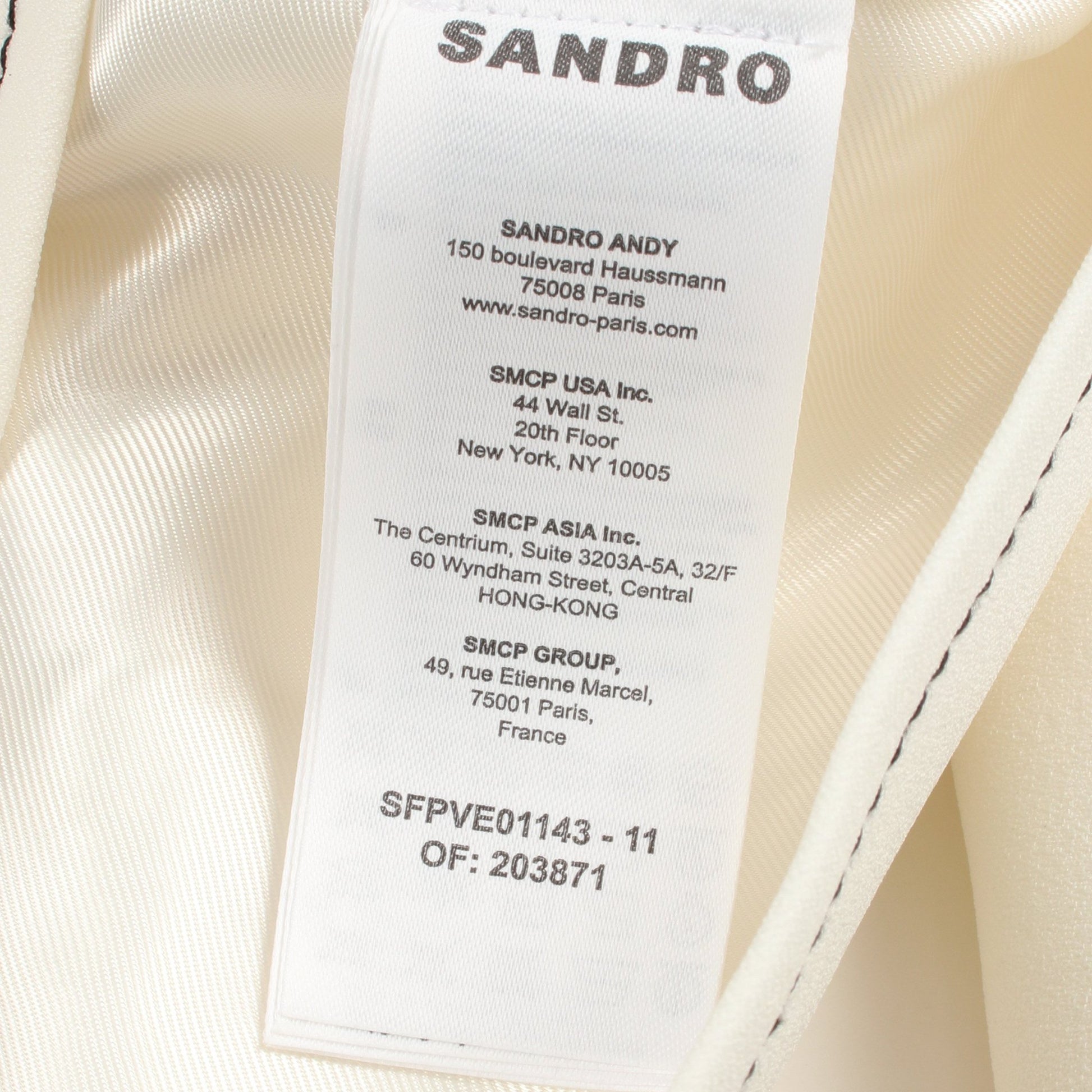 ジャケット ホワイト サンドロ アウター sandro