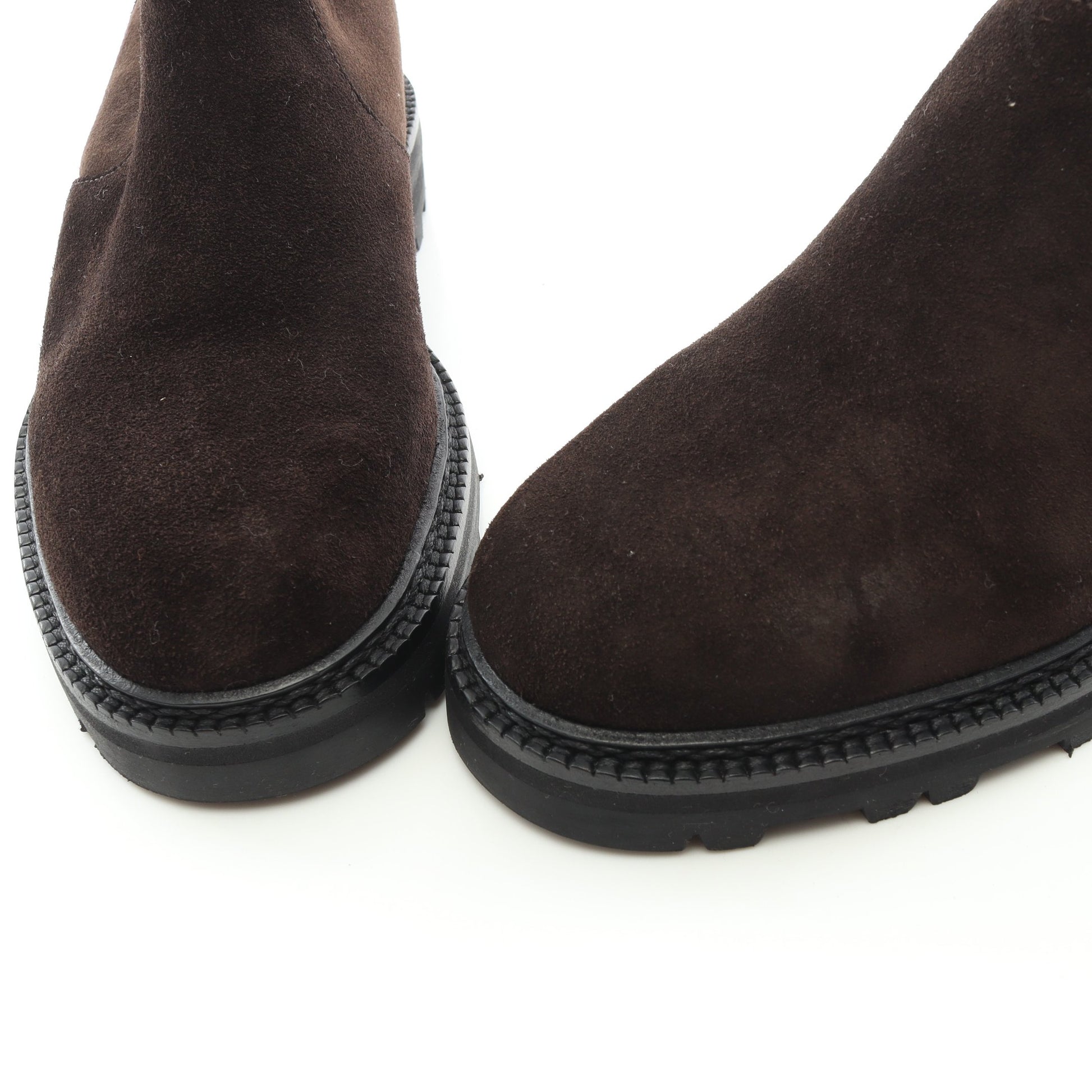 Tomosa ブーツ ムートン ダークブラウン マノロブラニク シューズ MANOLO BLAHNIK