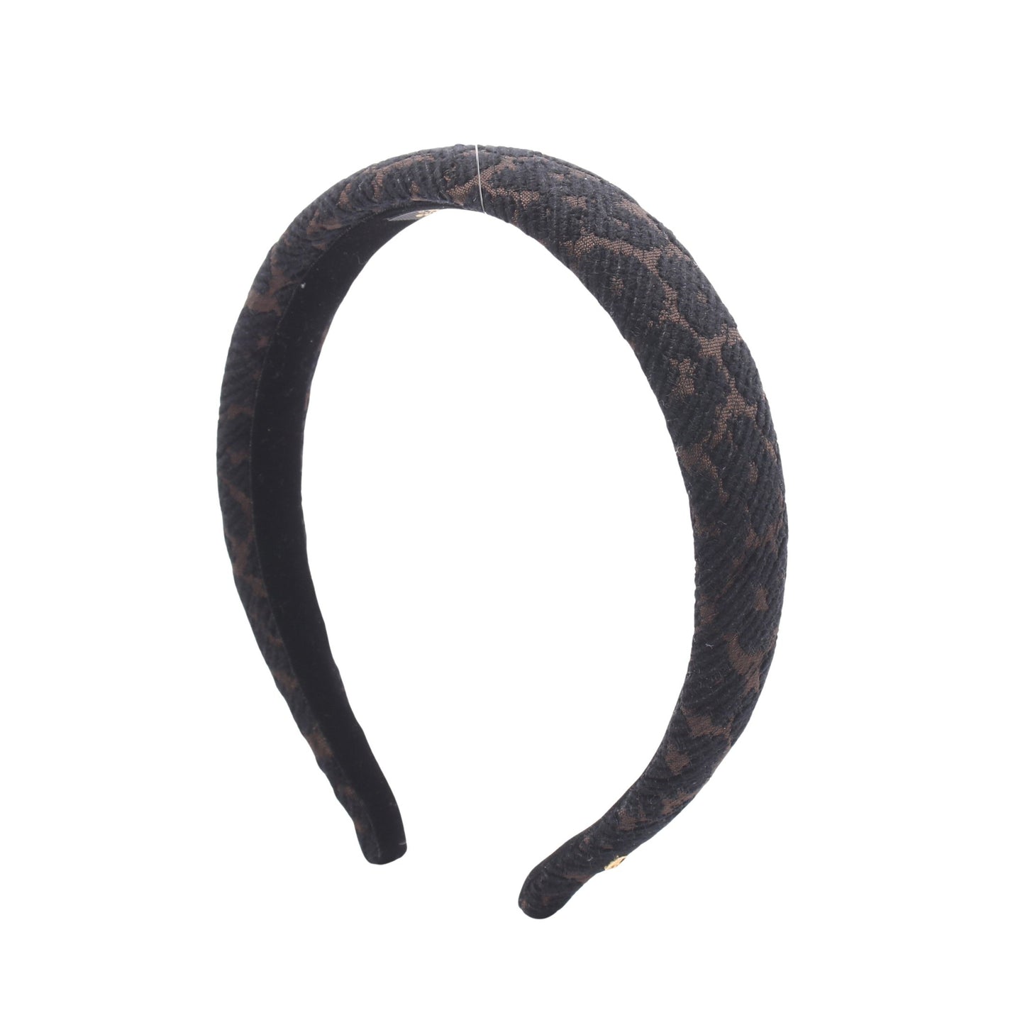 カチューシャ ファブリック ブラック ダークブラウン アレクサンドルドゥパリ アクセサリー Alexandre de Paris