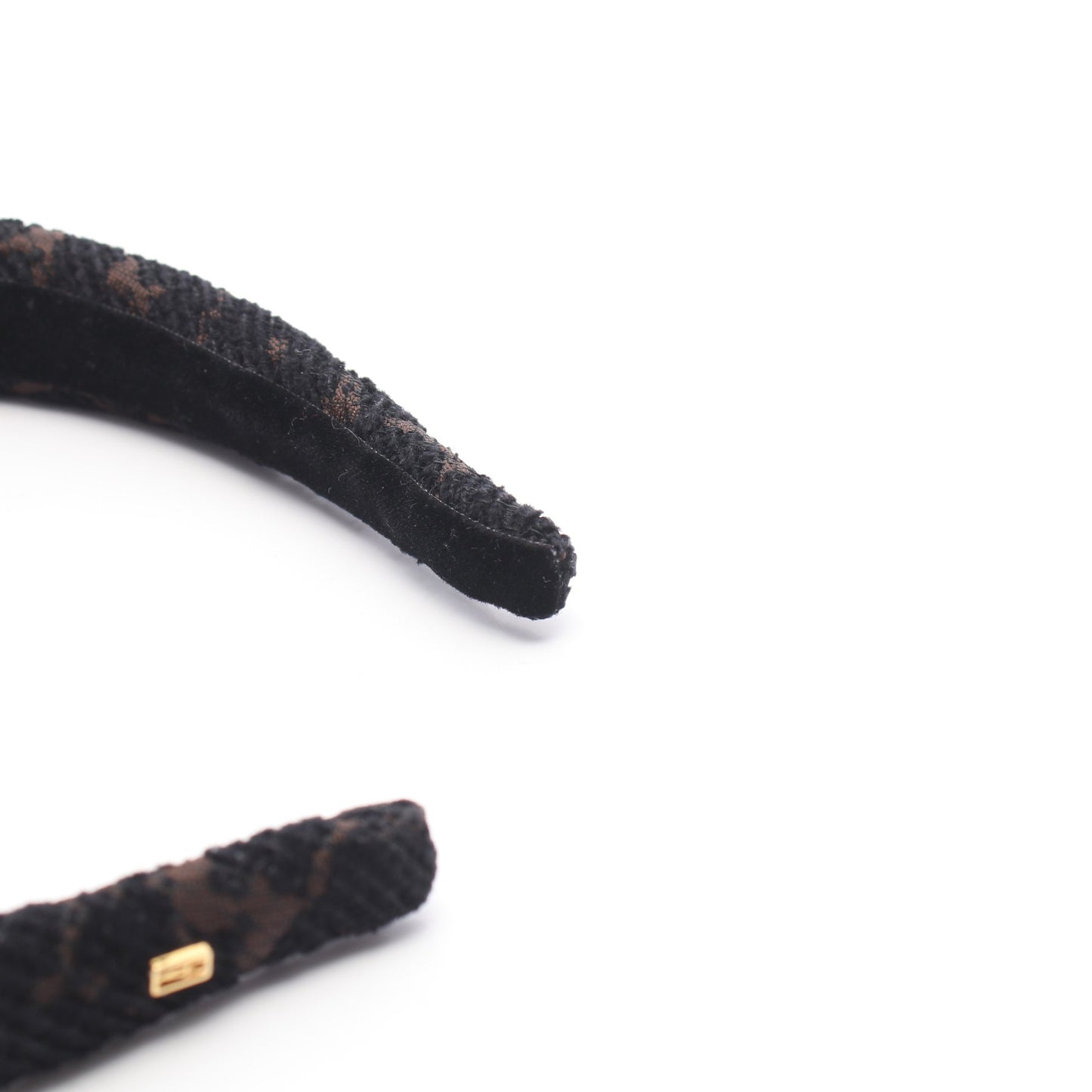 カチューシャ ファブリック ブラック ダークブラウン アレクサンドルドゥパリ アクセサリー Alexandre de Paris