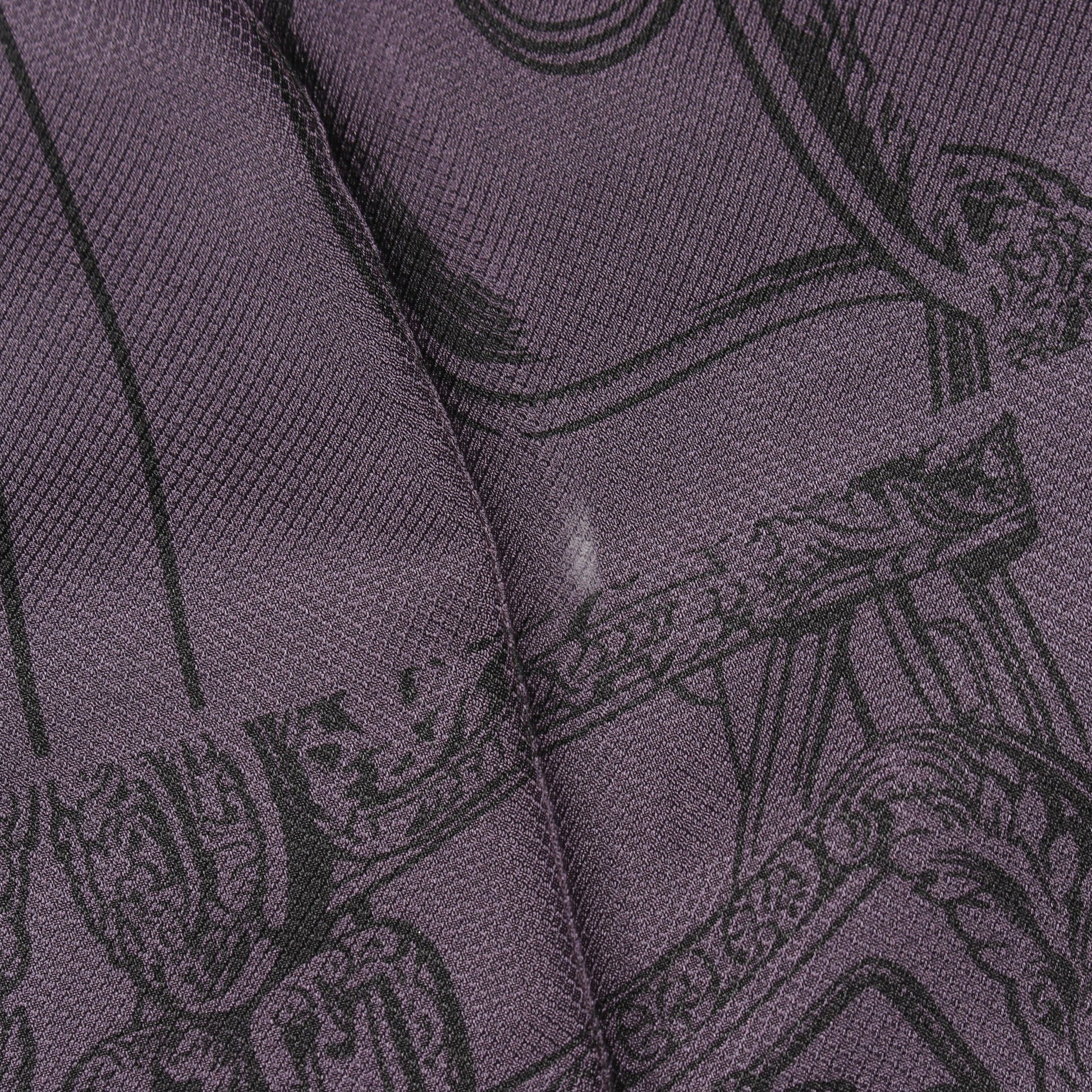 EN DESORDRE FINESSE ツイルレーヌ パンツ パープル パンツ シルク パープル エルメス ボトムス HERMES
