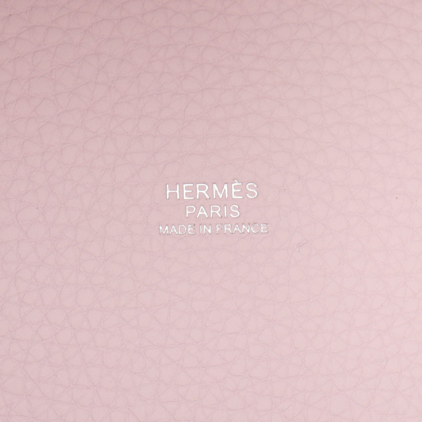 ピコタンロックPM モーヴペール ハンドバッグ トリヨンクレマンス ライトピンク シルバー金具 W刻印 エルメス バッグ HERMES