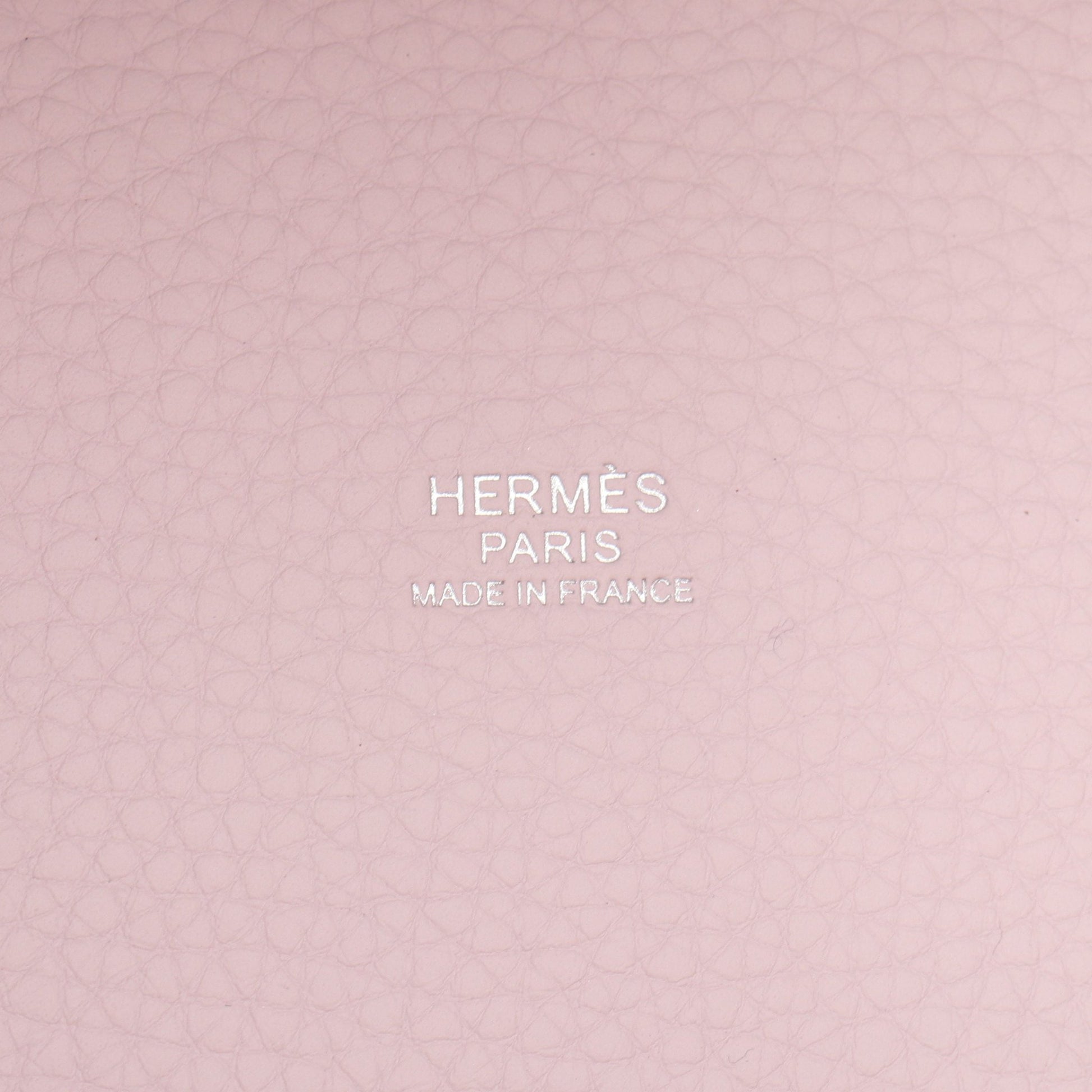 ピコタンロックPM モーヴペール ハンドバッグ トリヨンクレマンス ライトピンク シルバー金具 W刻印 エルメス バッグ HERMES