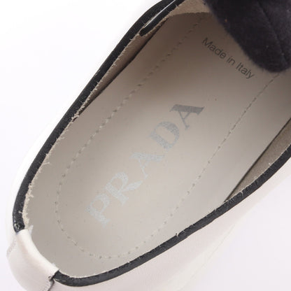 プラットフォーム スニーカー レザー ホワイト プラダ シューズ PRADA