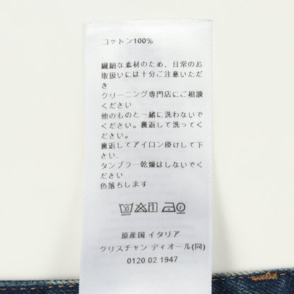 DIOR ALPS デニムパンツ ワイドパンツ コットン ブルー クリスチャンディオール ボトムス Christian Dior