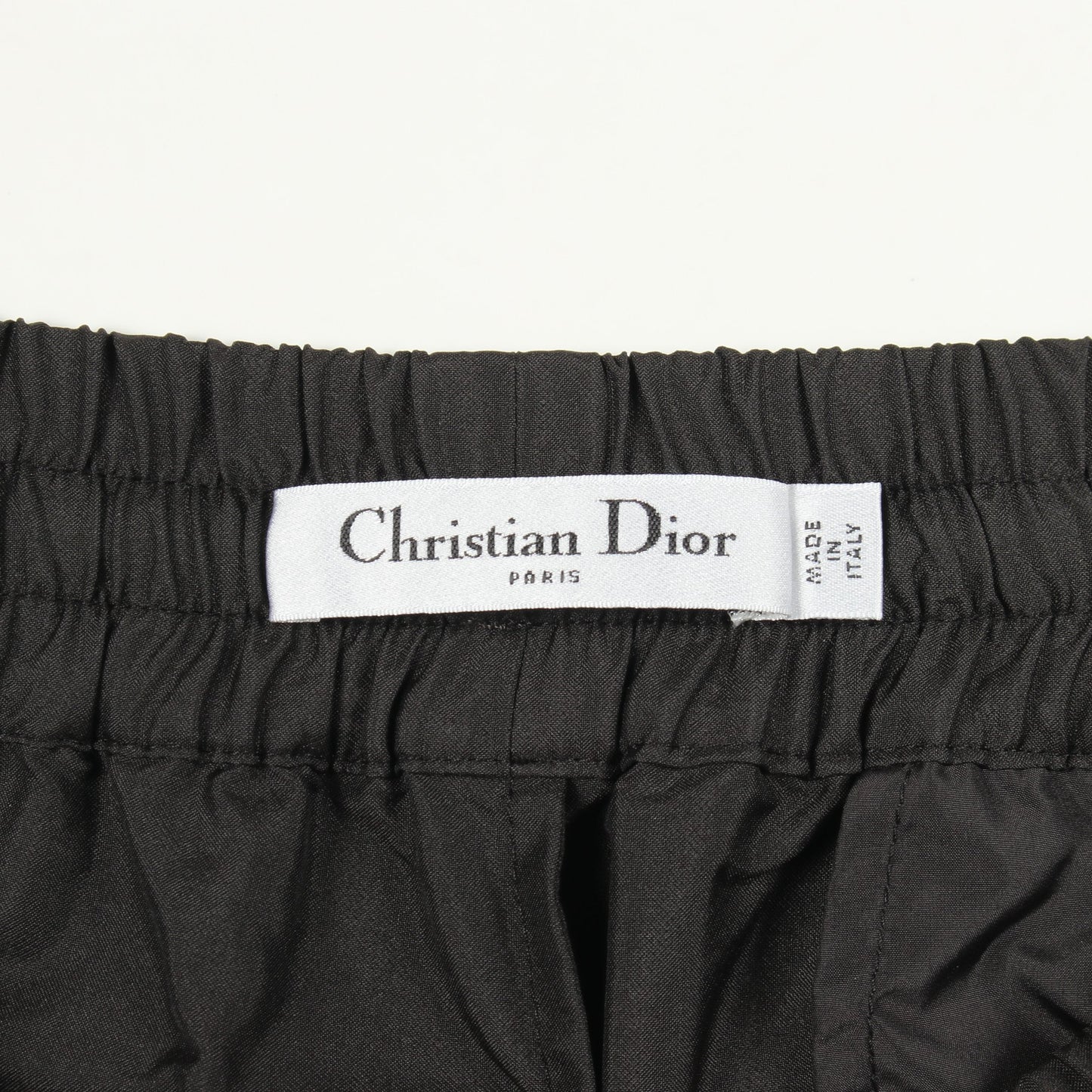 グラフィック フレア イージーパンツ ブラック ホワイト クリスチャンディオール ボトムス Christian Dior