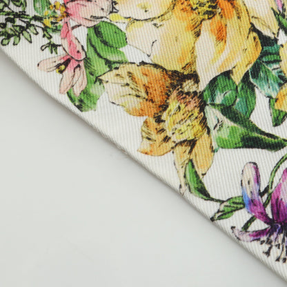 D-Floral ミッツァ リボン スカーフ シルク ベージュ マルチカラー クリスチャンディオール 財布・小物 Christian Dior