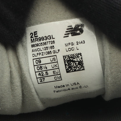 MR993GL MADE IN U.S.A. GREY スニーカー スエード ファブリック グレー ニューバランス
