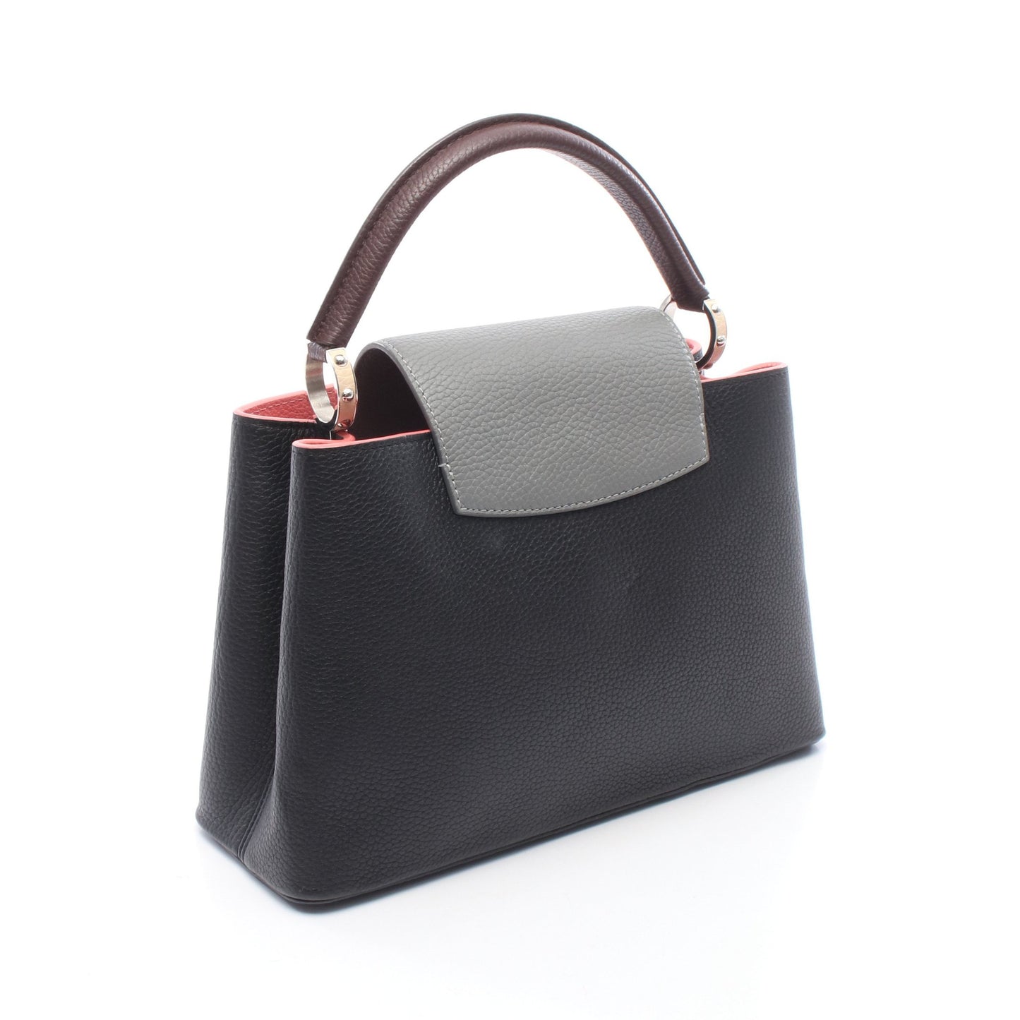 カプシーヌPM 2WAY ハンドバッグ トリヨンレザー ブラック グレー マルチカラー ルイヴィトン バッグ LOUIS VUITTON