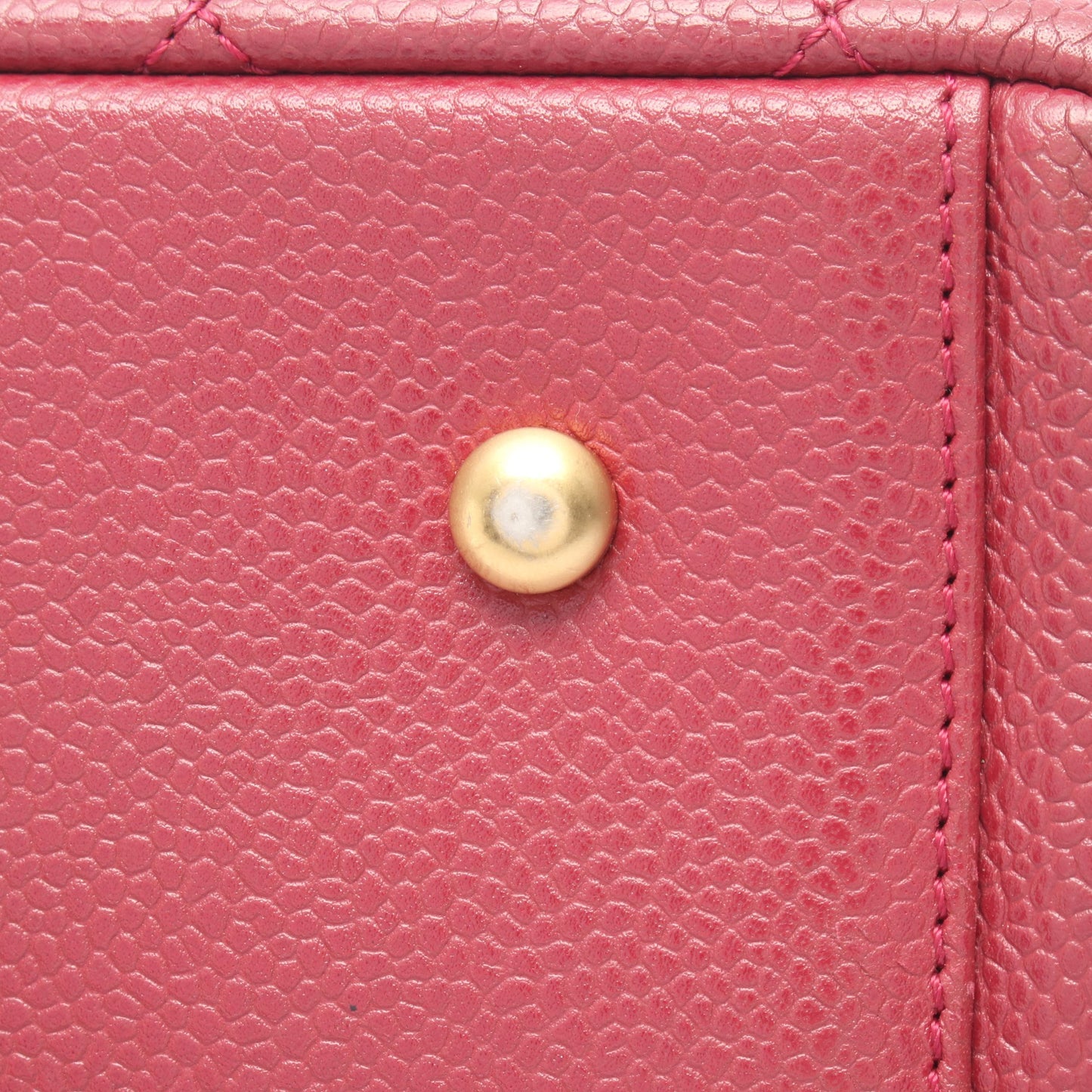 マトラッセ チェーンハンドバッグ キャビアスキン ピンクパープル ゴールド金具 シャネル バッグ CHANEL