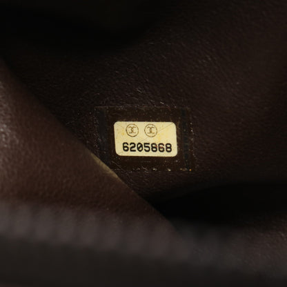 マトラッセ プラチェーン ショルダーバッグ トートバッグ ラムスキン ダークブラウン ブラック金具 シャネル バッグ CHANEL