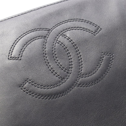 ココマーク ショルダーバッグ トートバッグ ラムスキン ブラック ブラック金具 シャネル バッグ CHANEL