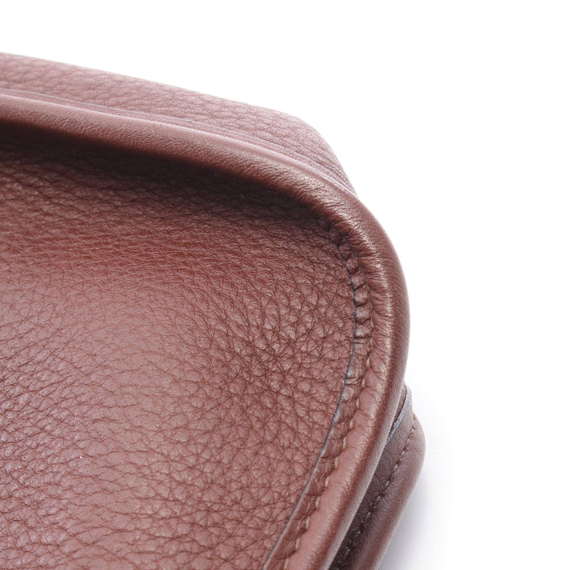 ヴェスパPM ノアゼット ショルダーバッグ トゴ ダークブラウン ゴールド金具 □A刻印 エルメス バッグ HERMES