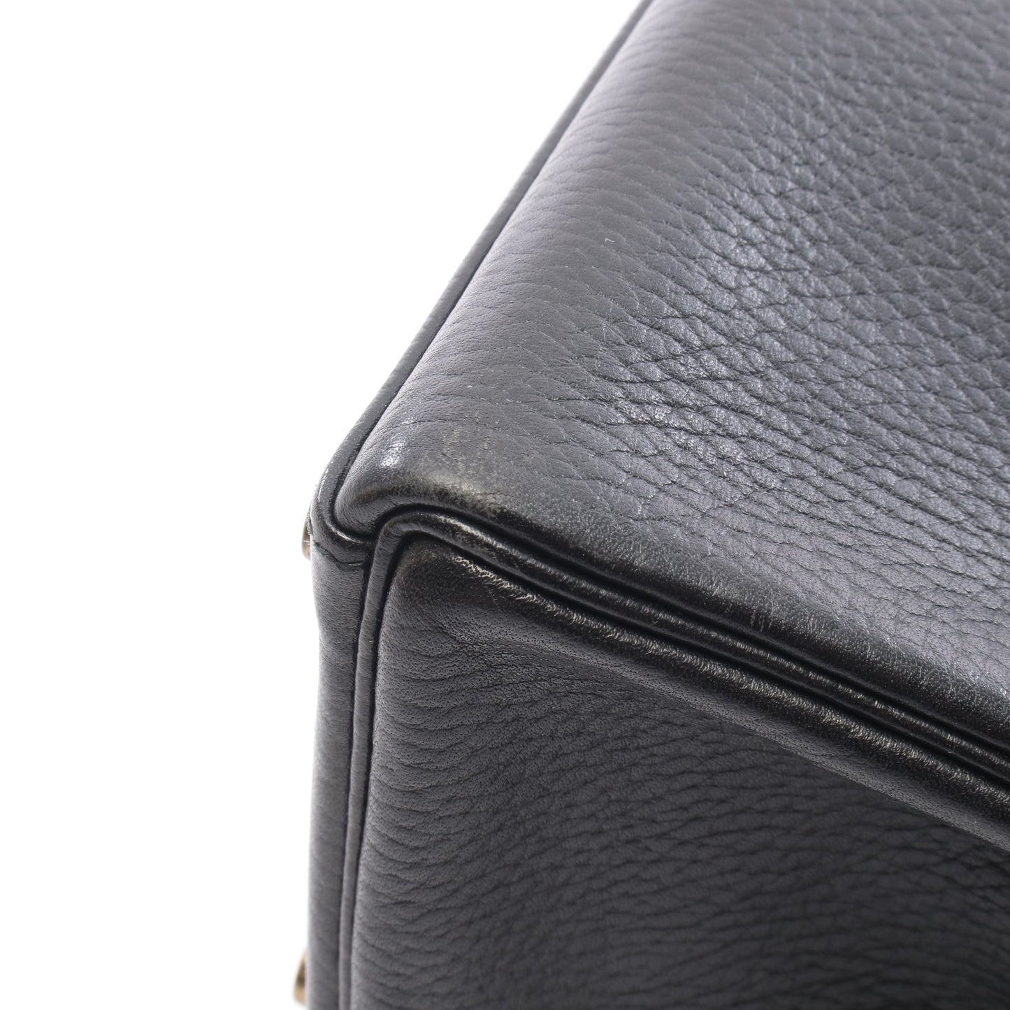 ケリー32 内縫い 2WAY ハンドバッグ アルデンヌ ブラック ゴールド金具 ○U刻印 エルメス バッグ HERMES
