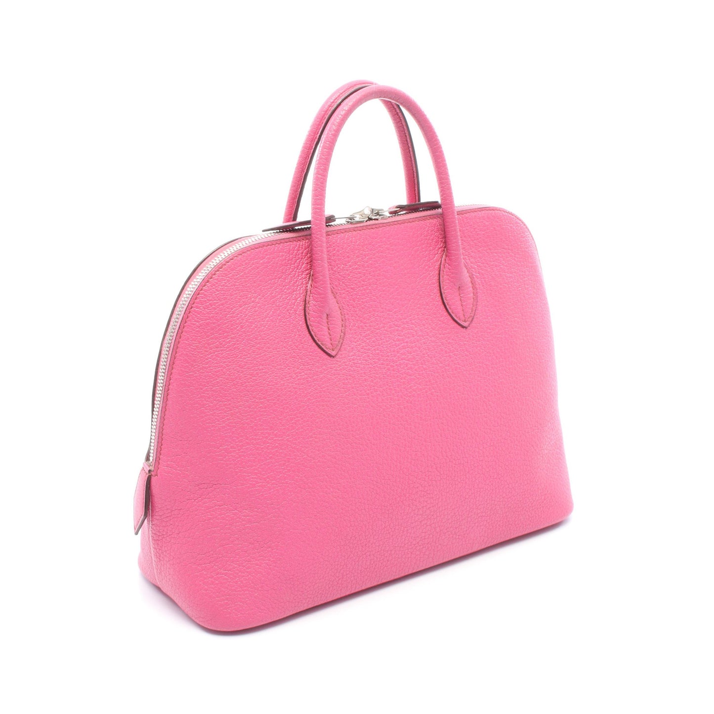ボリード1923 30 フューシャピンク ハンドバッグ シェーブル ピンク シルバー金具 □I刻印 エルメス バッグ HERMES