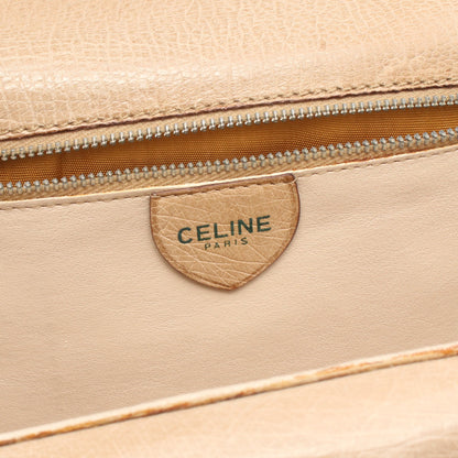 ハンドバッグ オーストリッチ ベージュ セリーヌ バッグ CELINE