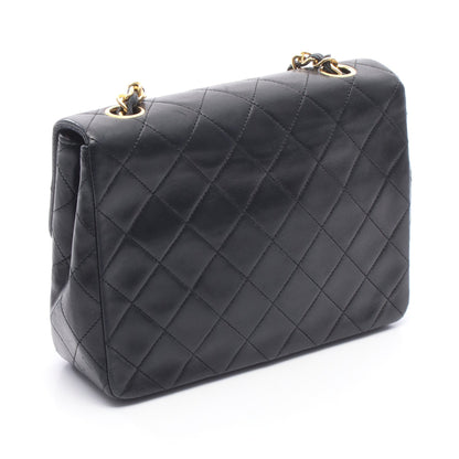 ミニマトラッセ20 チェーンショルダーバッグ ラムスキン ブラック ゴールド金具 シャネル バッグ CHANEL